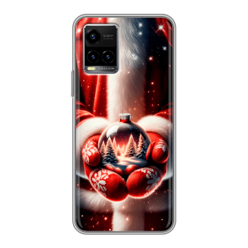Силиконовый чехол на Vivo Y33s с принтом Новый год Силиконовый чехол на Vivo Y33s с принтом Новый год