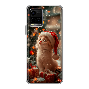 Силиконовый чехол на Vivo Y33s с принтом Новый год Силиконовый чехол на Vivo Y33s с принтом Новый год