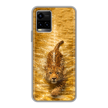 Силиконовый чехол на Vivo Y33s с принтом женский