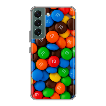 Силиконовый чехол на Samsung Galaxy S22 с принтом Конфеты Силиконовый чехол на Samsung Galaxy S22 с принтом Конфеты