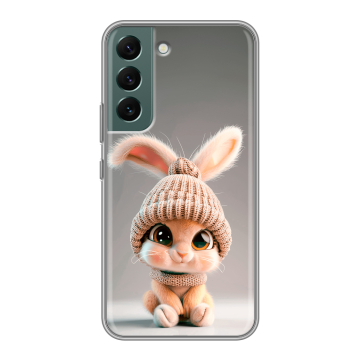 Силиконовый чехол на Samsung Galaxy S22 с принтом Кролик Силиконовый чехол на Samsung Galaxy S22 с принтом Кролик