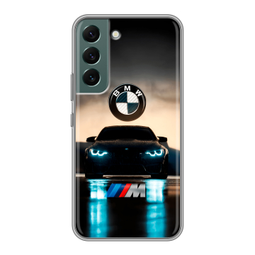 Силиконовый чехол на Samsung Galaxy S22 с принтом БМВ BMW Силиконовый чехол на Samsung Galaxy S22 с принтом БМВ BMW
