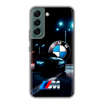 Силиконовый чехол на Samsung Galaxy S22 с принтом БМВ BMW Силиконовый чехол на Samsung Galaxy S22 с принтом БМВ BMW
