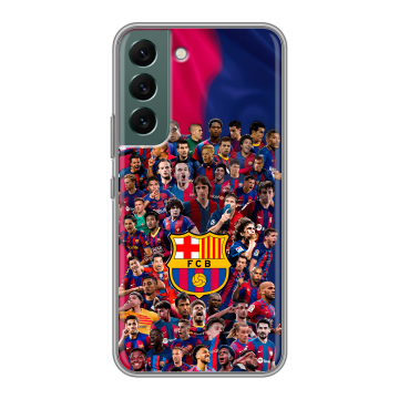 Силиконовый чехол на Samsung Galaxy S22 с принтом Барселона Barcelona