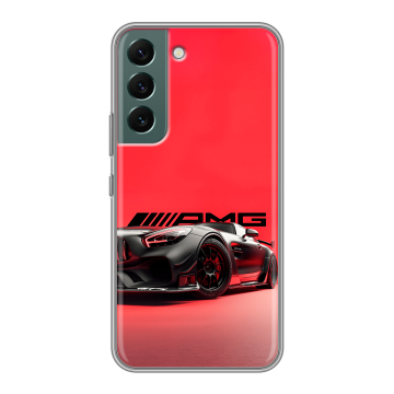 Силиконовый чехол на Samsung Galaxy S22 с принтом Мерседес Mercedes AMG Силиконовый чехол на Samsung Galaxy S22 с принтом Мерседес Mercedes AMG