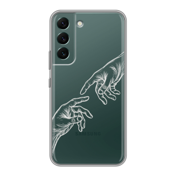 Силиконовый чехол на Samsung Galaxy S22 с принтом Сотворение мира Силиконовый чехол на Samsung Galaxy S22 с принтом Сотворение мира
