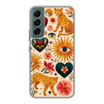 Силиконовый чехол на Samsung Galaxy S22 с принтом Модный принт Силиконовый чехол на Samsung Galaxy S22 с принтом Модный принт