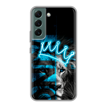 Силиконовый чехол на Samsung Galaxy S22 с принтом Король лев Силиконовый чехол на Samsung Galaxy S22 с принтом Король лев