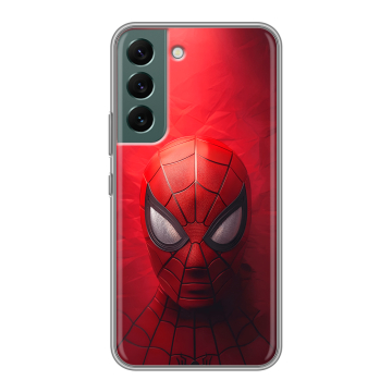 Силиконовый чехол на Samsung Galaxy S22 с принтом Spiderman Человек паук Силиконовый чехол на Samsung Galaxy S22 с принтом Spiderman Человек паук