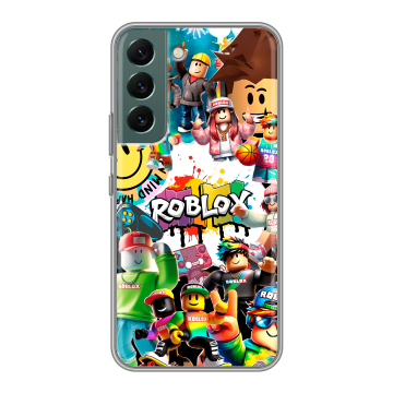 Силиконовый чехол на Samsung Galaxy S22 с принтом Roblox Роблокс Силиконовый чехол на Samsung Galaxy S22 с принтом Roblox Роблокс