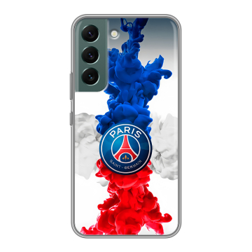 Силиконовый чехол на Samsung Galaxy S22 с принтом PSG ПСЖ Силиконовый чехол на Samsung Galaxy S22 с принтом PSG ПСЖ