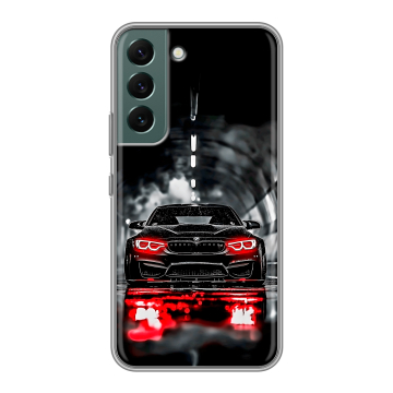 Силиконовый чехол на Samsung Galaxy S22 с принтом BMW БМВ Силиконовый чехол на Samsung Galaxy S22 с принтом BMW БМВ