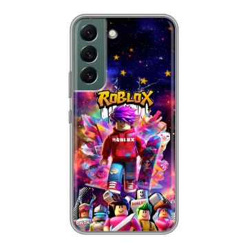Силиконовый чехол на Samsung Galaxy S22 с принтом Roblox Роблокс Силиконовый чехол на Samsung Galaxy S22 с принтом Roblox Роблокс