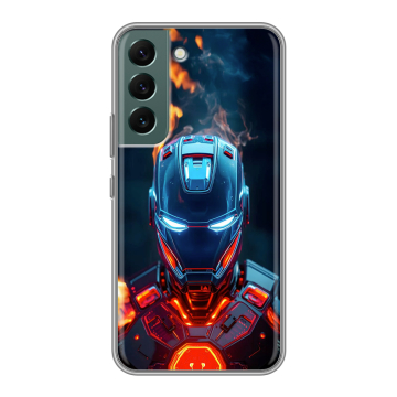 Силиконовый чехол на Samsung Galaxy S22 с принтом IronMan Железный человек Силиконовый чехол на Samsung Galaxy S22 с принтом IronMan Железный человек