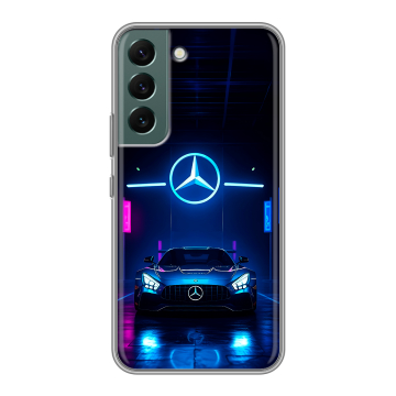Силиконовый чехол на Samsung Galaxy S22 с принтом Mercedes Мерседес Силиконовый чехол на Samsung Galaxy S22 с принтом Mercedes Мерседес