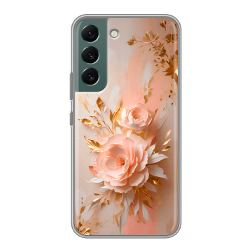 Силиконовый чехол на Samsung Galaxy S22 с принтом женский Силиконовый чехол на Samsung Galaxy S22 с принтом женский