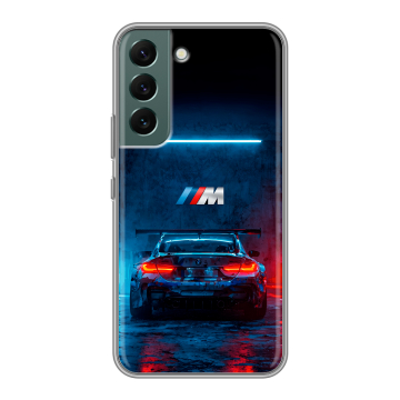 Силиконовый чехол на Samsung Galaxy S22 с принтом BMW БМВ Силиконовый чехол на Samsung Galaxy S22 с принтом BMW БМВ