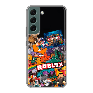 Силиконовый чехол на Samsung Galaxy S22 с принтом Roblox Роблокс Силиконовый чехол на Samsung Galaxy S22 с принтом Roblox Роблокс
