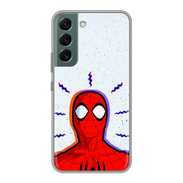 Силиконовый чехол на Samsung Galaxy S22 с принтом Spiderman Человек паук Силиконовый чехол на Samsung Galaxy S22 с принтом Spiderman Человек паук
