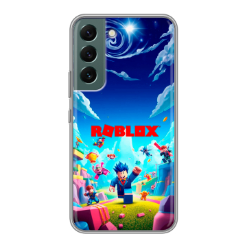 Силиконовый чехол на Samsung Galaxy S22 с принтом Roblox Роблокс Силиконовый чехол на Samsung Galaxy S22 с принтом Roblox Роблокс
