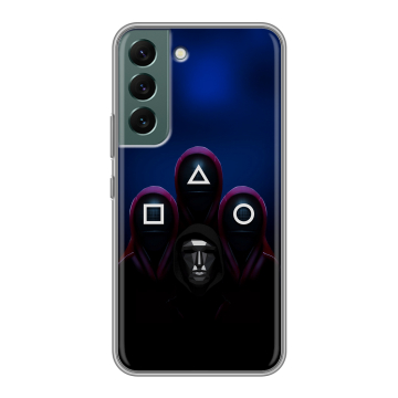 Силиконовый чехол на Samsung Galaxy S22 с принтом Игра Кальмара Силиконовый чехол на Samsung Galaxy S22 с принтом Игра Кальмара