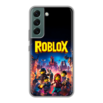 Силиконовый чехол на Samsung Galaxy S22 с принтом Roblox Роблокс Силиконовый чехол на Samsung Galaxy S22 с принтом Roblox Роблокс