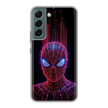 Силиконовый чехол на Samsung Galaxy S22 с принтом Spiderman Человек паук Силиконовый чехол на Samsung Galaxy S22 с принтом Spiderman Человек паук