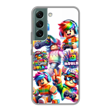 Силиконовый чехол на Samsung Galaxy S22 с принтом Roblox Роблокс Силиконовый чехол на Samsung Galaxy S22 с принтом Roblox Роблокс