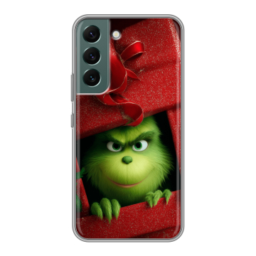 Силиконовый чехол на Samsung Galaxy S22 с принтом Новый год Силиконовый чехол на Samsung Galaxy S22 с принтом Новый год
