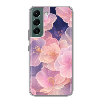 Силиконовый чехол на Samsung Galaxy S22 с принтом женский Силиконовый чехол на Samsung Galaxy S22 с принтом женский