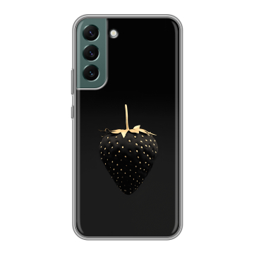 Силиконовый чехол на Samsung Galaxy S22 Plus с принтом Черная клубника Силиконовый чехол на Samsung Galaxy S22 Plus с принтом Черная клубника