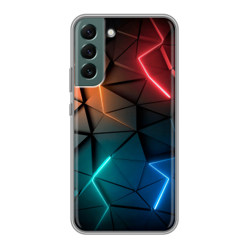Силиконовый чехол на Samsung Galaxy S22 Plus с принтом Абстракция неон Силиконовый чехол на Samsung Galaxy S22 Plus с принтом Абстракция неон