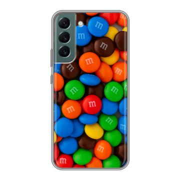 Силиконовый чехол на Samsung Galaxy S22 Plus с принтом Конфеты Силиконовый чехол на Samsung Galaxy S22 Plus с принтом Конфеты
