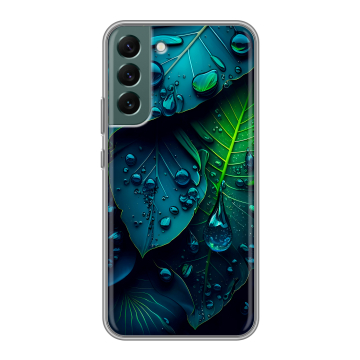 Силиконовый чехол на Samsung Galaxy S22 Plus с принтом Листья Силиконовый чехол на Samsung Galaxy S22 Plus с принтом Листья