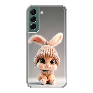 Силиконовый чехол на Samsung Galaxy S22 Plus с принтом Кролик