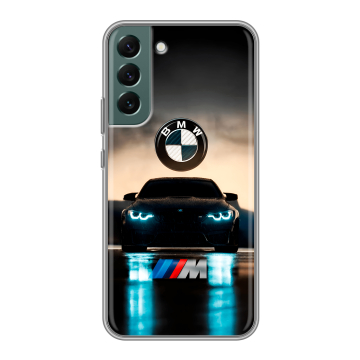 Силиконовый чехол на Samsung Galaxy S22 Plus с принтом БМВ BMW