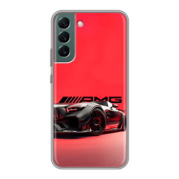 Силиконовый чехол на Samsung Galaxy S22 Plus с принтом Мерседес Mercedes AMG Силиконовый чехол на Samsung Galaxy S22 Plus с принтом Мерседес Mercedes AMG