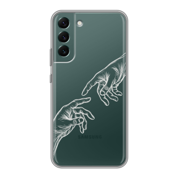 Силиконовый чехол на Samsung Galaxy S22 Plus с принтом Сотворение мира Силиконовый чехол на Samsung Galaxy S22 Plus с принтом Сотворение мира