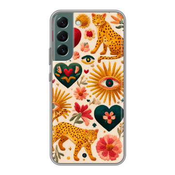Силиконовый чехол на Samsung Galaxy S22 Plus с принтом Модный принт Силиконовый чехол на Samsung Galaxy S22 Plus с принтом Модный принт