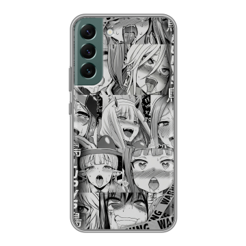 Силиконовый чехол на Samsung Galaxy S22 Plus с принтом Ahegao Ахегао Аниме Силиконовый чехол на Samsung Galaxy S22 Plus с принтом Ahegao Ахегао Аниме