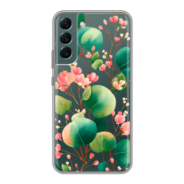 Силиконовый чехол на Samsung Galaxy S22 Plus с принтом женский Силиконовый чехол на Samsung Galaxy S22 Plus с принтом женский
