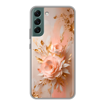 Силиконовый чехол на Samsung Galaxy S22 Plus с принтом женский Силиконовый чехол на Samsung Galaxy S22 Plus с принтом женский