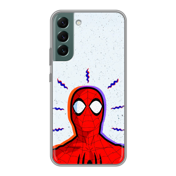 Силиконовый чехол на Samsung Galaxy S22 Plus с принтом Spiderman Человек паук Силиконовый чехол на Samsung Galaxy S22 Plus с принтом Spiderman Человек паук