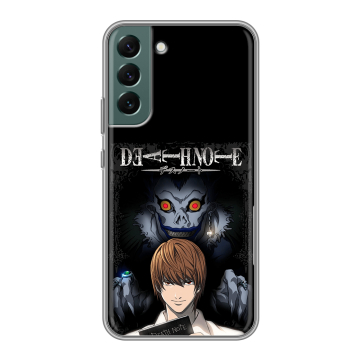 Силиконовый чехол на Samsung Galaxy S22 Plus с принтом Death note Тетрадь смерти Силиконовый чехол на Samsung Galaxy S22 Plus с принтом Death note Тетрадь смерти