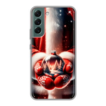 Силиконовый чехол на Samsung Galaxy S22 Plus с принтом Новый год Силиконовый чехол на Samsung Galaxy S22 Plus с принтом Новый год