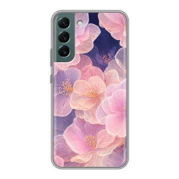 Силиконовый чехол на Samsung Galaxy S22 Plus с принтом женский Силиконовый чехол на Samsung Galaxy S22 Plus с принтом женский