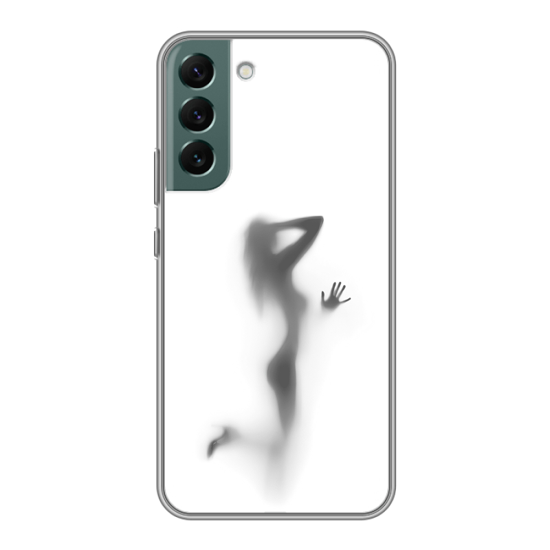 Силиконовый противоударный чехол на Samsung Galaxy S22 Plus с принтом Силуэт Силиконовый противоударный чехол на Samsung Galaxy S22 Plus с принтом Силуэт