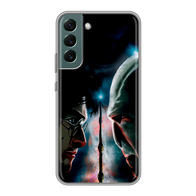 Силиконовый противоударный чехол на Samsung Galaxy S22 Plus с принтом Гарри Поттер Harry Potter Силиконовый противоударный чехол на Samsung Galaxy S22 Plus с принтом Гарри Поттер Harry Potter