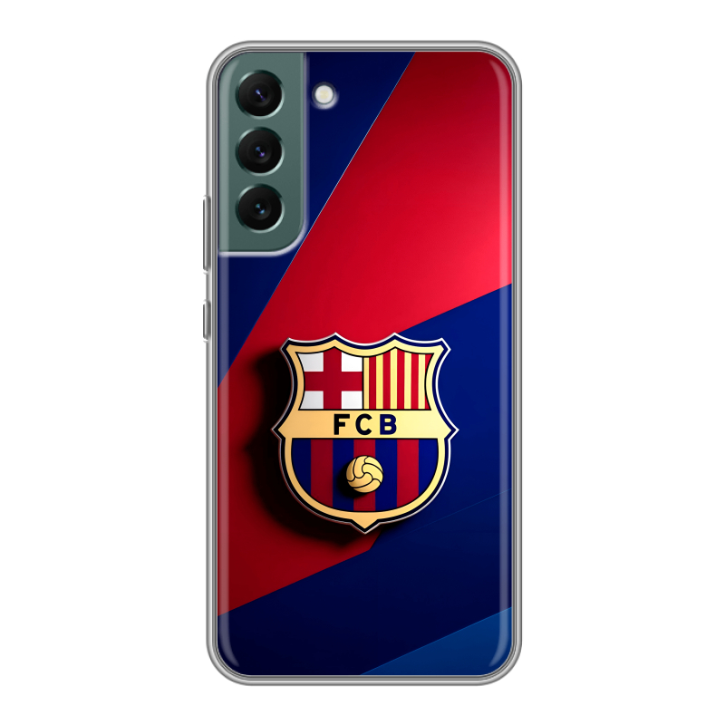 Силиконовый чехол на Samsung Galaxy S22 Plus с принтом Барселона Barcelona Силиконовый чехол на Samsung Galaxy S22 Plus с принтом Барселона Barcelona