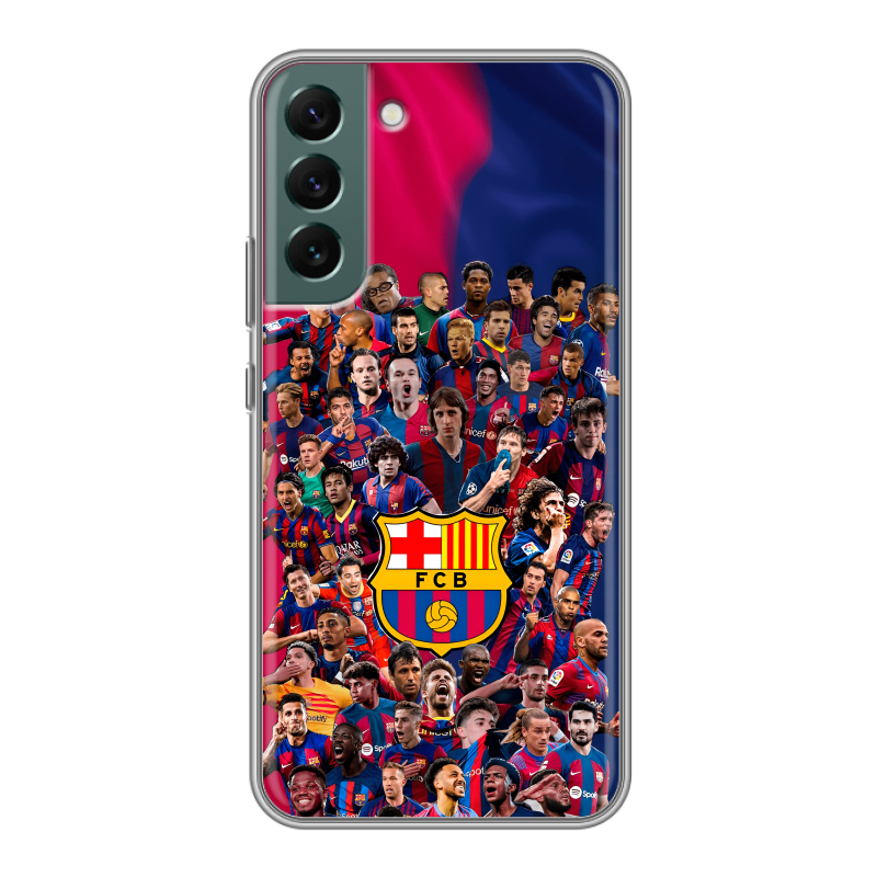 Силиконовый чехол на Samsung Galaxy S22 Plus с принтом Барселона Barcelona Силиконовый чехол на Samsung Galaxy S22 Plus с принтом Барселона Barcelona